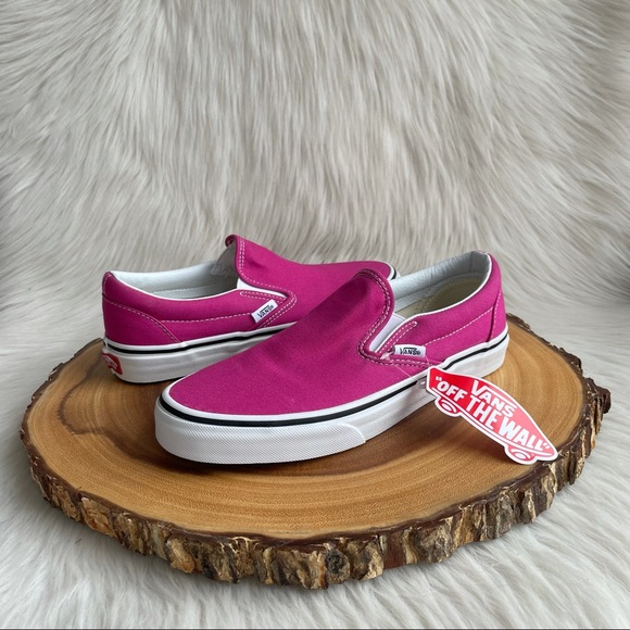 Vans Shoes - Vans slip on pink sneakers NWT